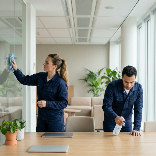 Betrouwbare schoonmaakpartner – Rigo Cleaning Betrouwbare schoonmaakpartner in professioneel kantoor